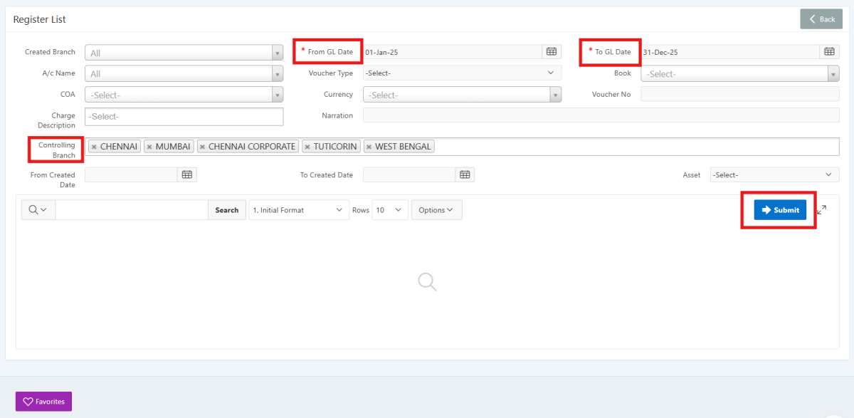 Steps To Generate Register Report In The Fresa Application